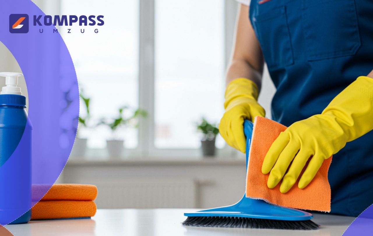 How does the move-out cleaning with handover guarantee Bern contribute to environmental protection?